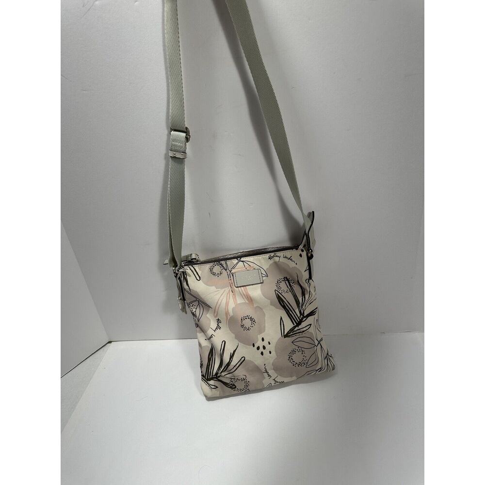 Radley London Desert Floral Signature Cross Body Shoulder Bag Purse w/ Dog Charm